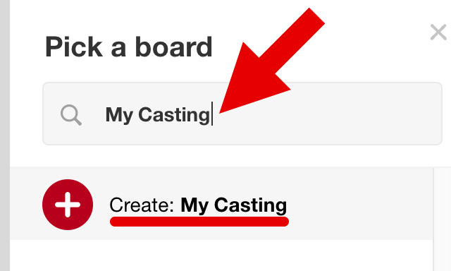 Create a board